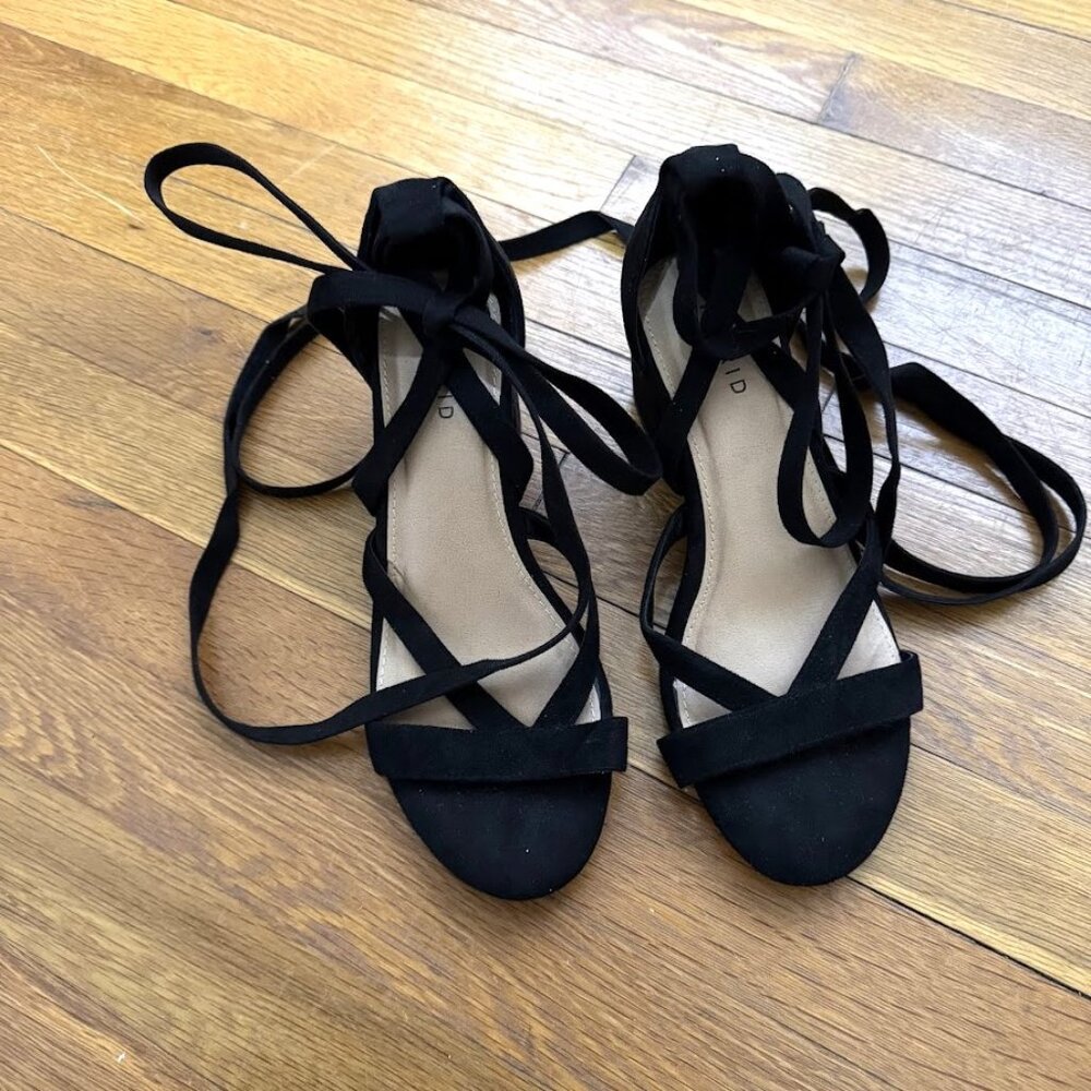 Torrid Ankle Wrap Block Heel Sandals | Women’s 8.5 Wide